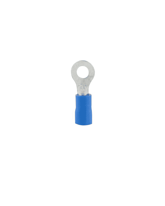 Terminal Redondo Azul 16-14 Awg(1.5mm²-2.5mm²) Diámetro 5 Mm