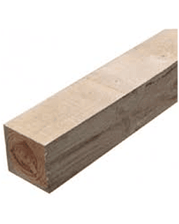 POSTE DE PINO 4X4 EN BRUTO EN 3.20 METROS (CON TRATAMIENTO ANTI HONGOS, ANTIMANCHAS)