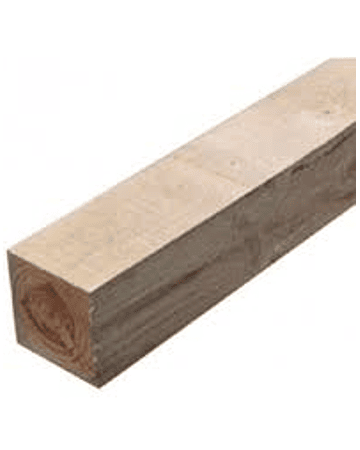 POSTE DE PINO 4X4 EN BRUTO EN 3.20 METROS (CON TRATAMIENTO ANTI HONGOS, ANTIMANCHAS)