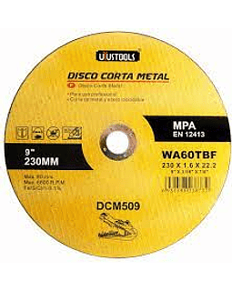 DISCO DE CORTE METAL DE 9" 