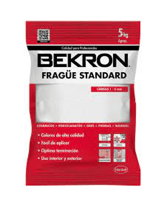 FRAGUE BEKRON BLANCO 5 KILOS