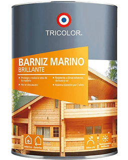 BARNIZ MARINO BRILLANTE TRICOLOR NATURAL 1 GALON