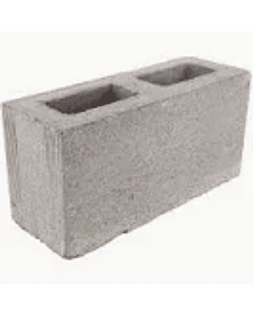 BLOQUES DE CONCRETO TIPO LADRILLO 19 X 19 X39 CM.