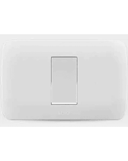 INTERRUPTOR 9/24 DOBLE BLANCO BITICINO LUZICA