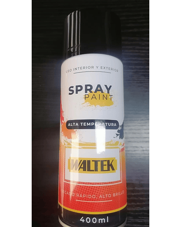 PINTURA SPRAY ALTA TEMPERATURA COLOR NEGRO 400 ML