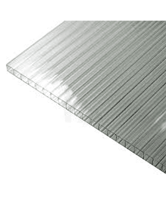 POLICARBONATO ALVEOLAR 2100 X 11600 X 4 MM TRANSPARENTE