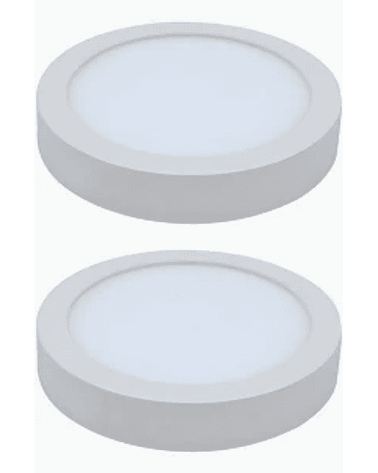 FOCO LED 18W REDONDO 6500 K BP (CAJA DE 2 UNIDADES)