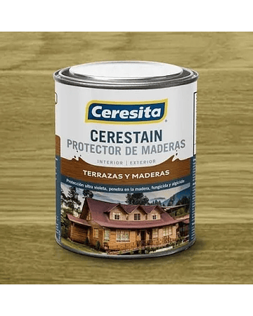 Cerestain Protector de madera 1 galón verde