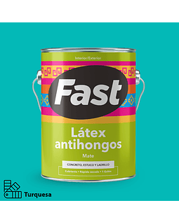 FAST LATEX TURQUESA 1 GALON