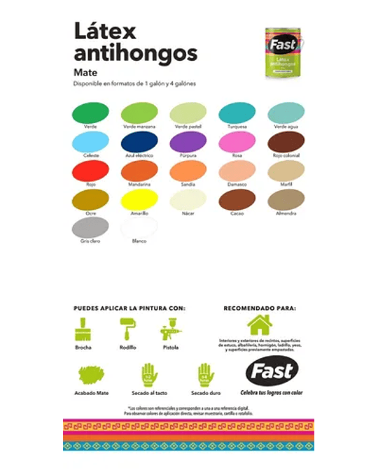 FAST LATEX CACAO 1 GALON