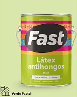 FAST LATEX VERDE PASTEL 1 GALON