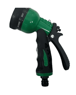 PISTOLA PLASTICA AJUSTABLE BLISTER (8 POSICIONES)