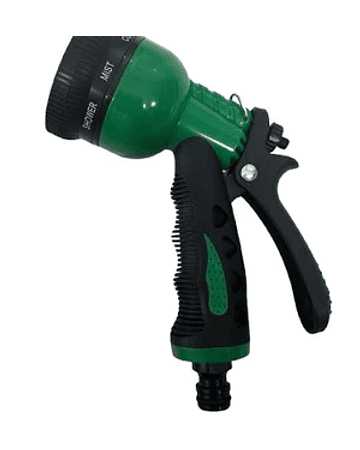 PISTOLA PLASTICA AJUSTABLE BLISTER (8 POSICIONES)