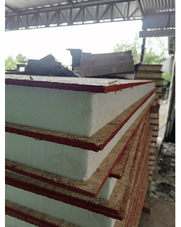 PANEL SIP ECCO DE 119 MM. OSB DR (1.22X2.44 MT.) PARA MADERA DE 2X4"