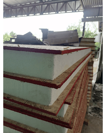 PANEL SIP ECCO DE 119 MM. OSB DR (1.22X2.44 MT.) PARA MADERA DE 2X4"