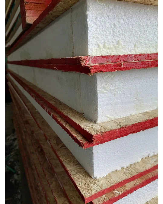 PANEL SIP ECCO DE 119 MM. OSB (1.22X2.44 MT.) PARA MADERA DE 2X4"