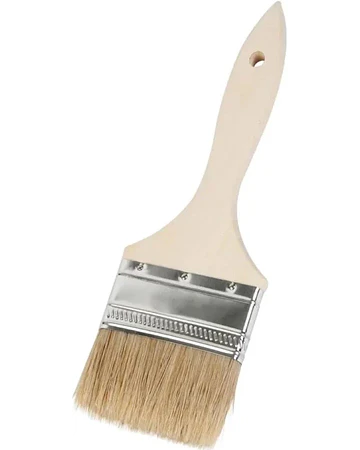 BROCHA 2 DE MADERA CERDA NATURAL
