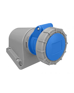 ENCHUFE INDUSTRIAL HEMBRA SOBREPUESTA IP67 2P + T AZUL 32 A 220 V