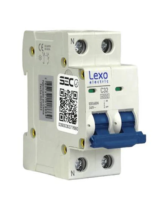 INTERRUPTOR AUTOMATICO 2x20A 6KA CURVA C RX3