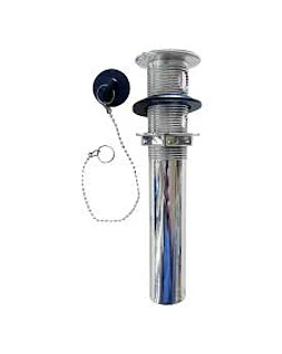 DESAGUE LAVAMANO CROMADO PLASTICO CON TUBO 11/4