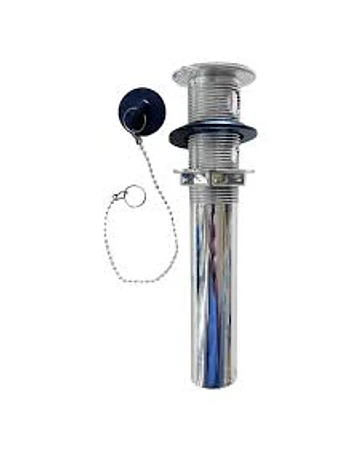 DESAGUE LAVAMANO CROMADO PLASTICO CON TUBO 11/4