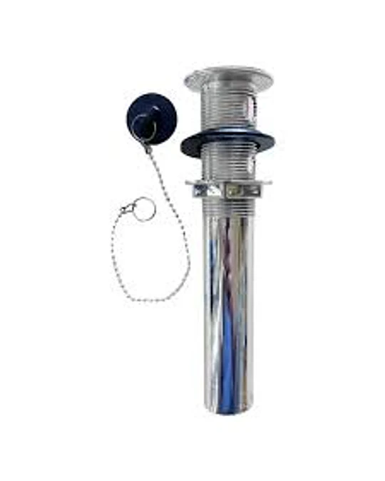 DESAGUE LAVAMANO CROMADO PLASTICO CON TUBO 11/4