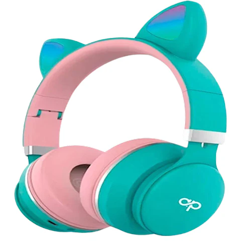 AUDÍFONOS DE GATO BLUETOOTH OREJAS LED AUDIOPRO 