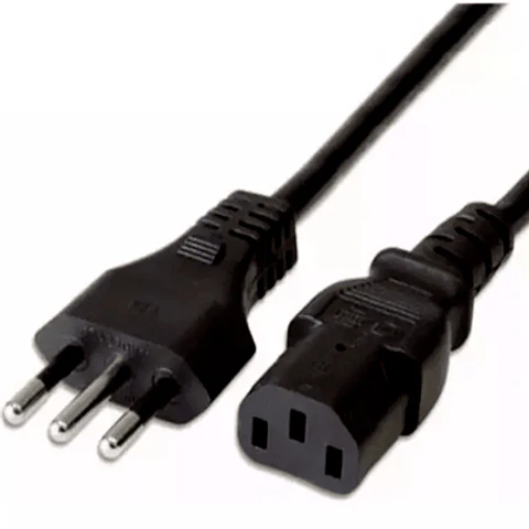 CABLE DE PODER DBLUE 1.8M – 3 PIN PLUG, COMPATIBLE IEC 13, 250V
