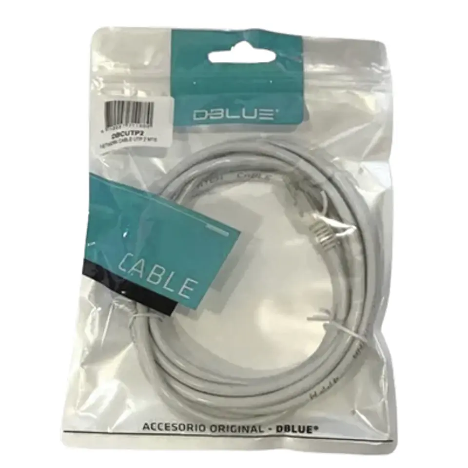 CABLE UTP 2M – CONECTOR RJ45 DBLUE 2