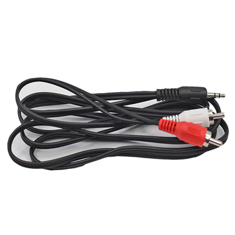 CABLE DBLUE 1.8M ESTÉREO PLUG 3.5MM A 2 RCA – CONEXIÓN DE AUDIO
