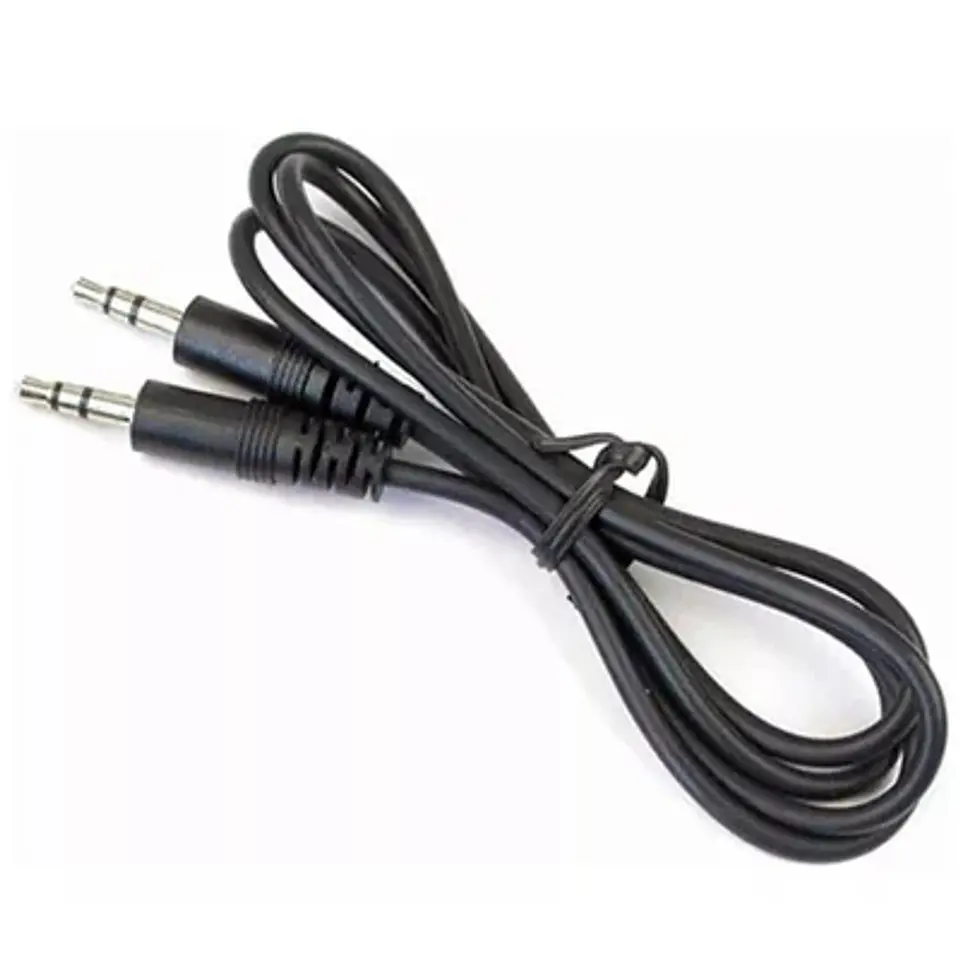 CABLE AUXILIAR STEREO 1.8M DBLUE – CONECTORES 3.5MM MACHO A MACHO 1