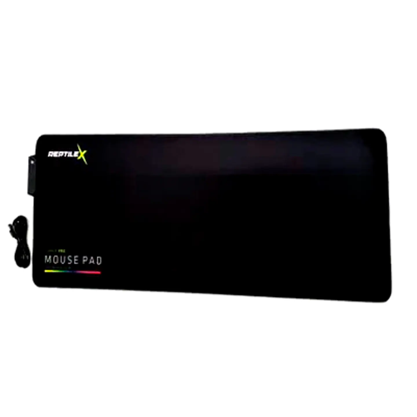 MOUSE PAD REPTILEX GAMER XL RGB – 40X90CM, ANTIDESLIZANTE USB 2