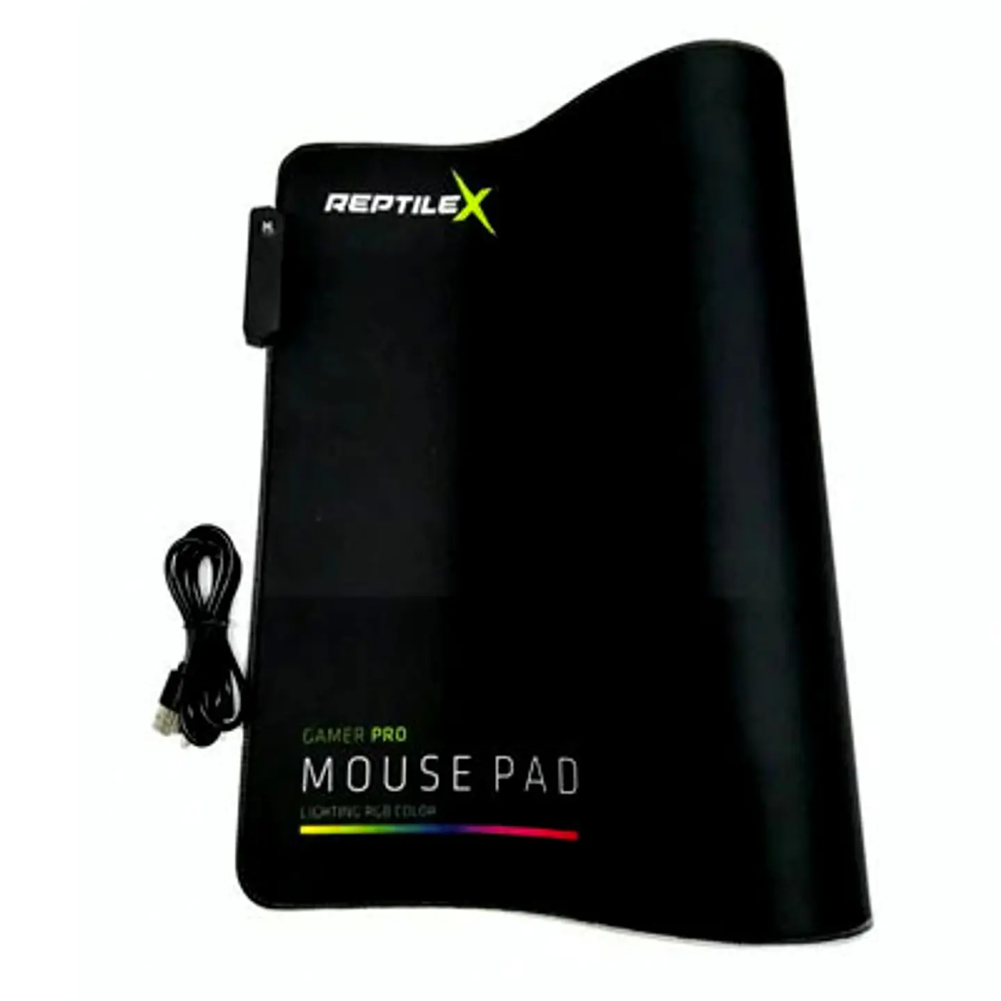 MOUSE PAD GAMER 30X80 REPTILEX – 7 LUCES RGB, ANTIDESLIZANTE 1