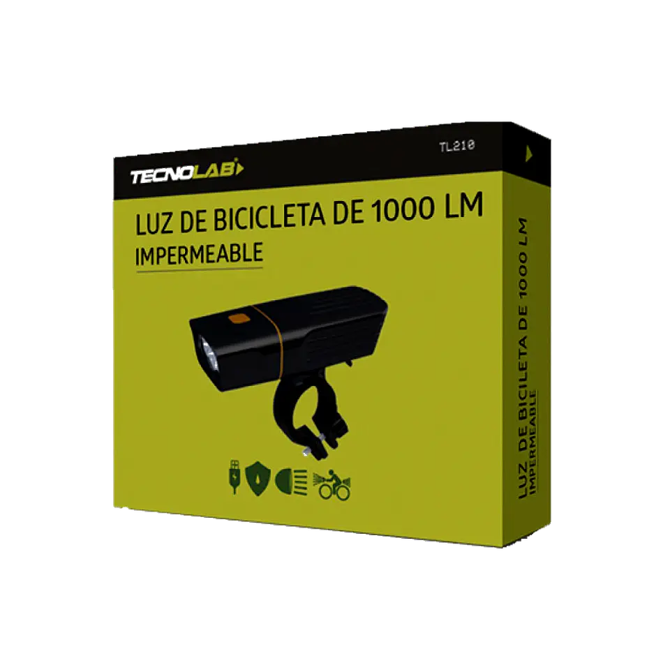 LUZ RECARGABLE IMPERMEABLE PARA BICICLETA TL210 4