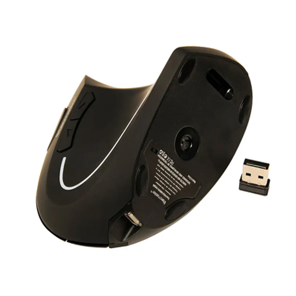 MOUSE VERTICAL TECMASTER – ERGONÓMICO, RECARGABLE, 1600DPI, 6 BOTONES 3