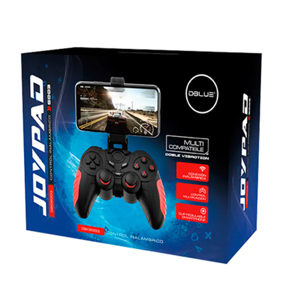 CONTROL JOYSTICK BLUETOOTH – ANDROID/TV/PSP, INALÁMBRICO, DOBLE VIBRACIÓN 1