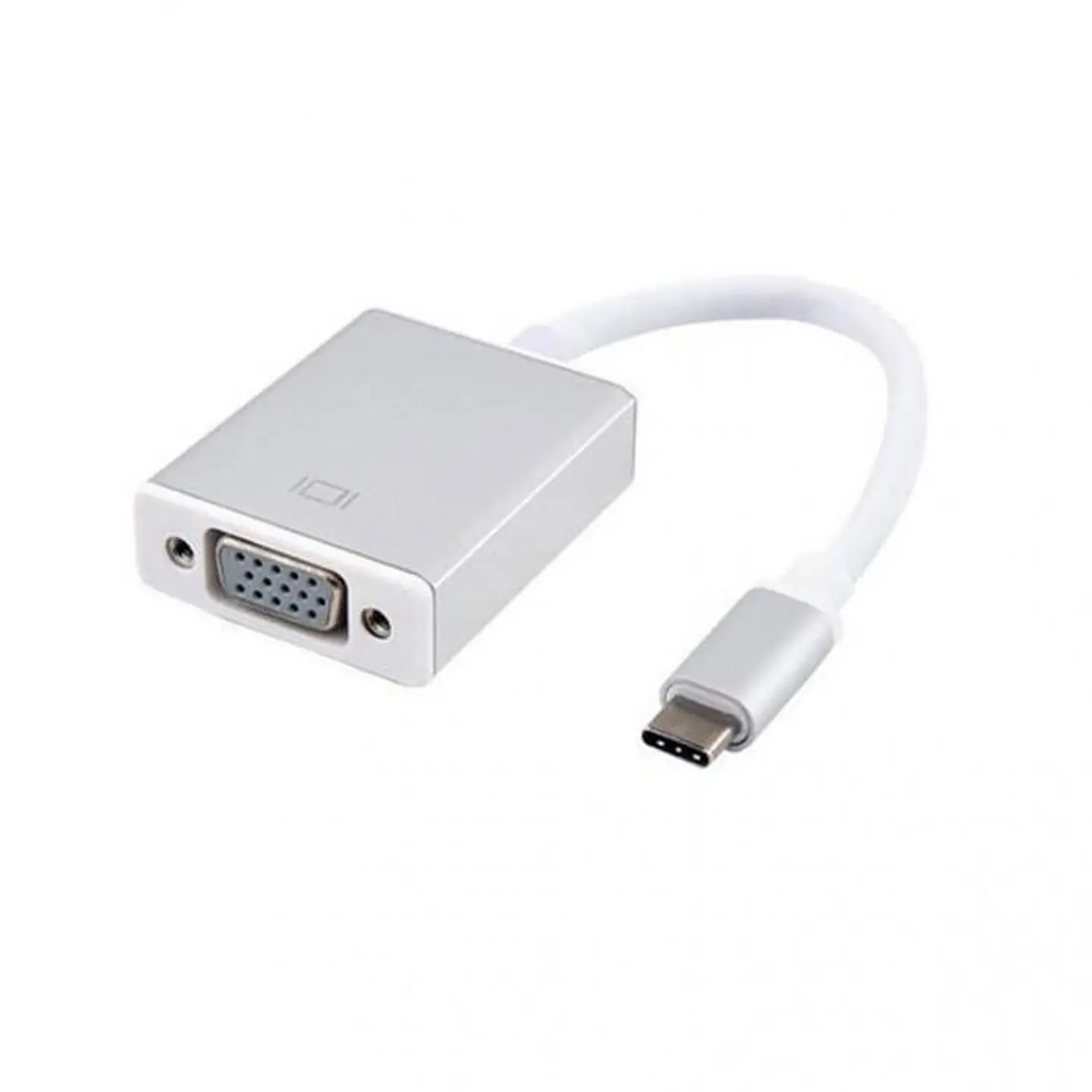 ADAPTADOR USB TIPO C A VGA TECNOLAB – 1080P, PC/MAC, COMPACTO 1