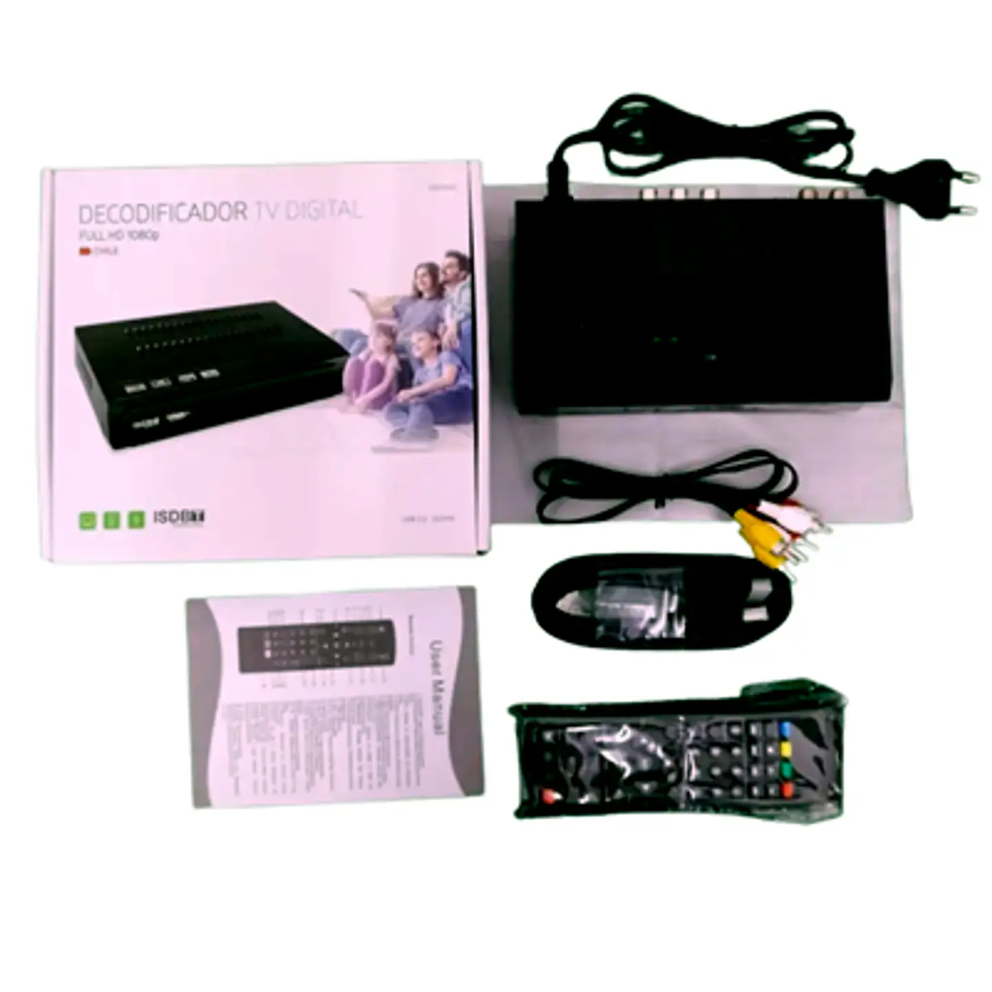 DECODIFICADOR DIGITAL ISDB-T FULL HD – 1080P, USB, PVR Y HDMI 2