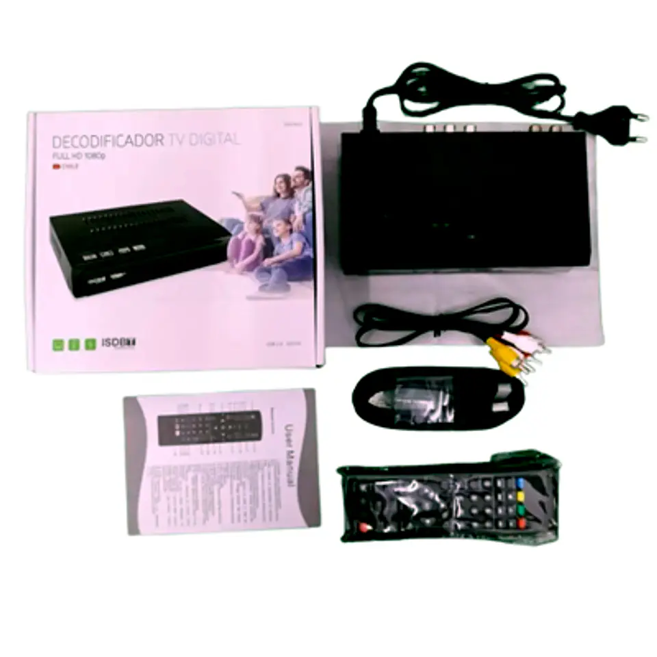 DECODIFICADOR DIGITAL ISDB-T FULL HD – 1080P, USB, PVR Y HDMI 2