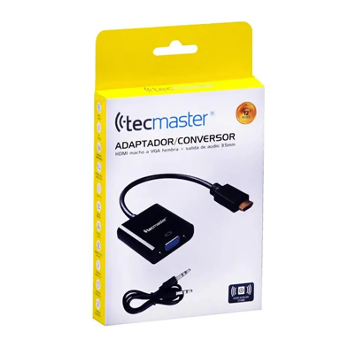 CONVERSOR HDMI A VGA FULL HD – 1080P, AUDIO INTEGRADO, PLUG & PLAY 1