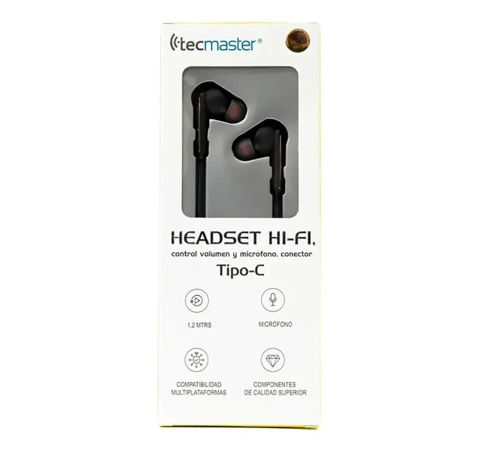 Audífonos Hi-Fi Tipo C TM-300517 – Estéreo y Micrófono 2