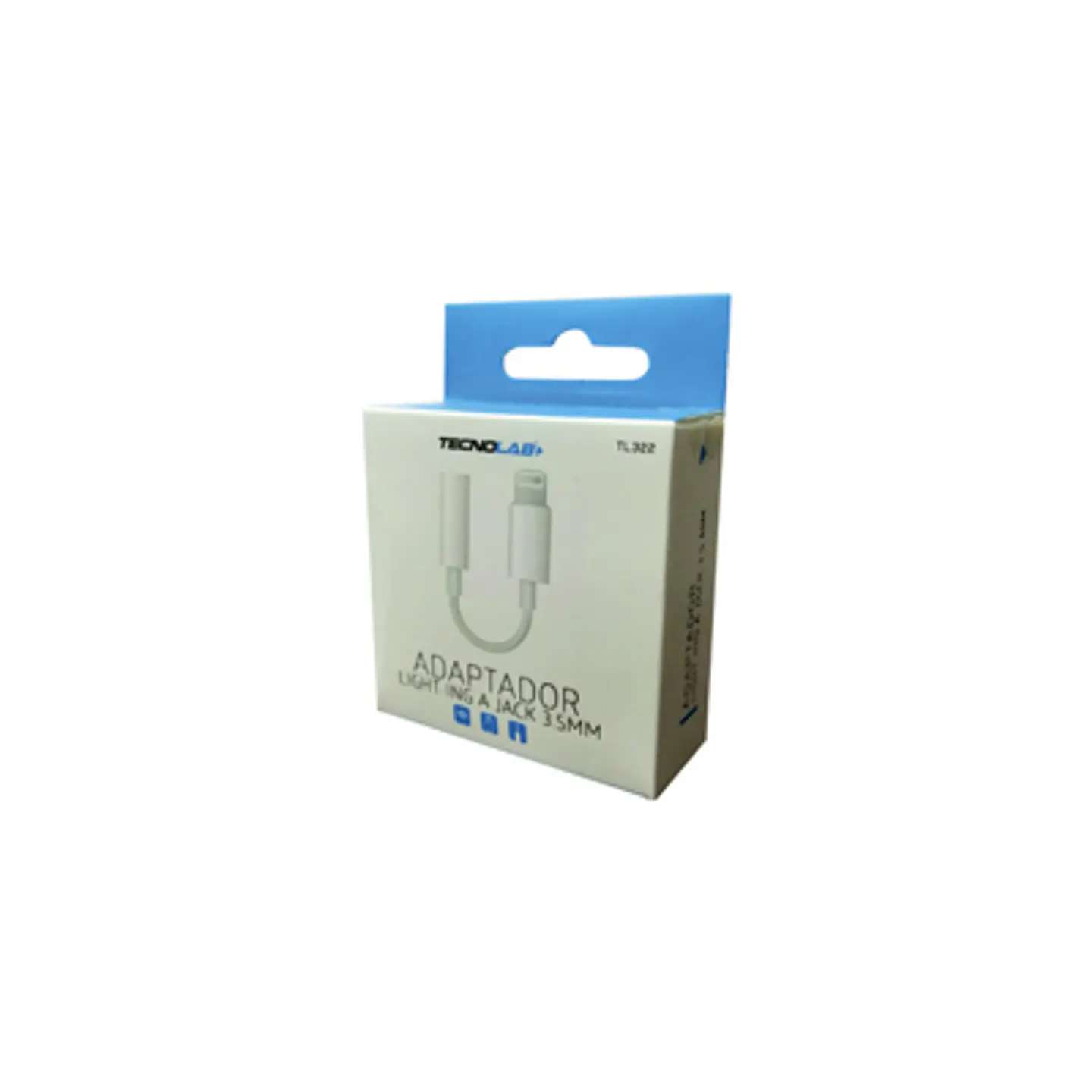 ADAPTADOR BLUETOOTH 3,5 PARA IPHONE 7/8/X TECNOLAB 1
