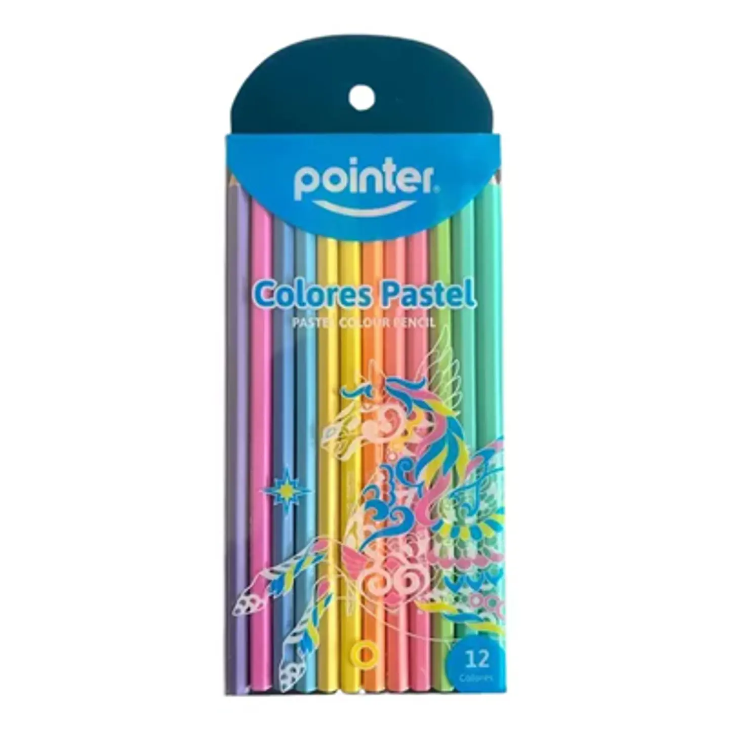 SET DE LÁPICES PASTELES POINTER – 12 COLORES SUAVES Y ELEGANTES 1