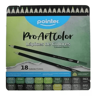 SET DE LÁPICES POINTER PROARTCOLOR – COLORES VIVOS Y PUNTA SUAVE