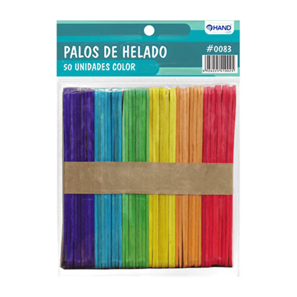 PALITO DE HELADO COLOR 50 U. 1