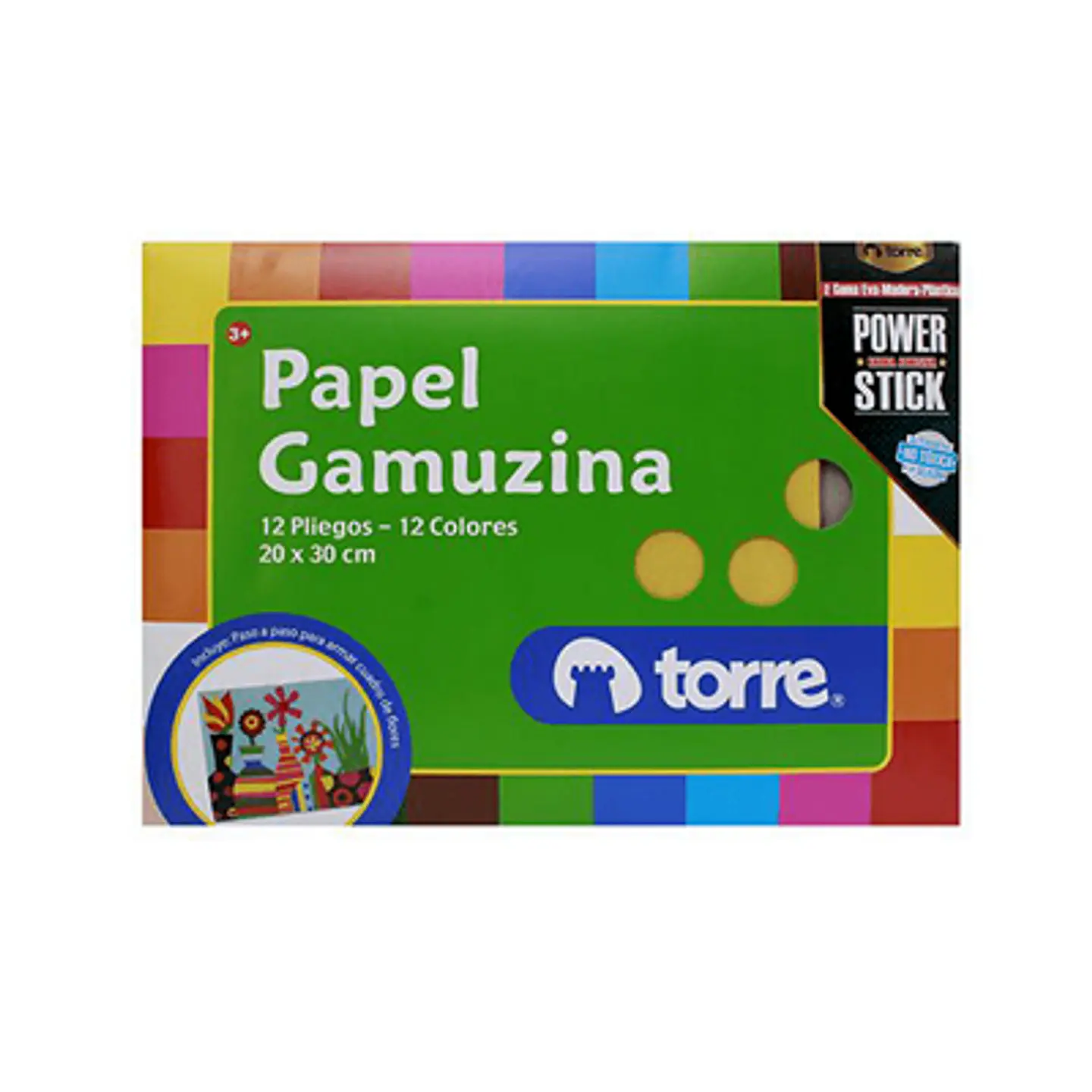 CARPETA TORRE CON CARTULINA PAPEL GAMUZINA – IDEAL PARA MANUALIDADES 1