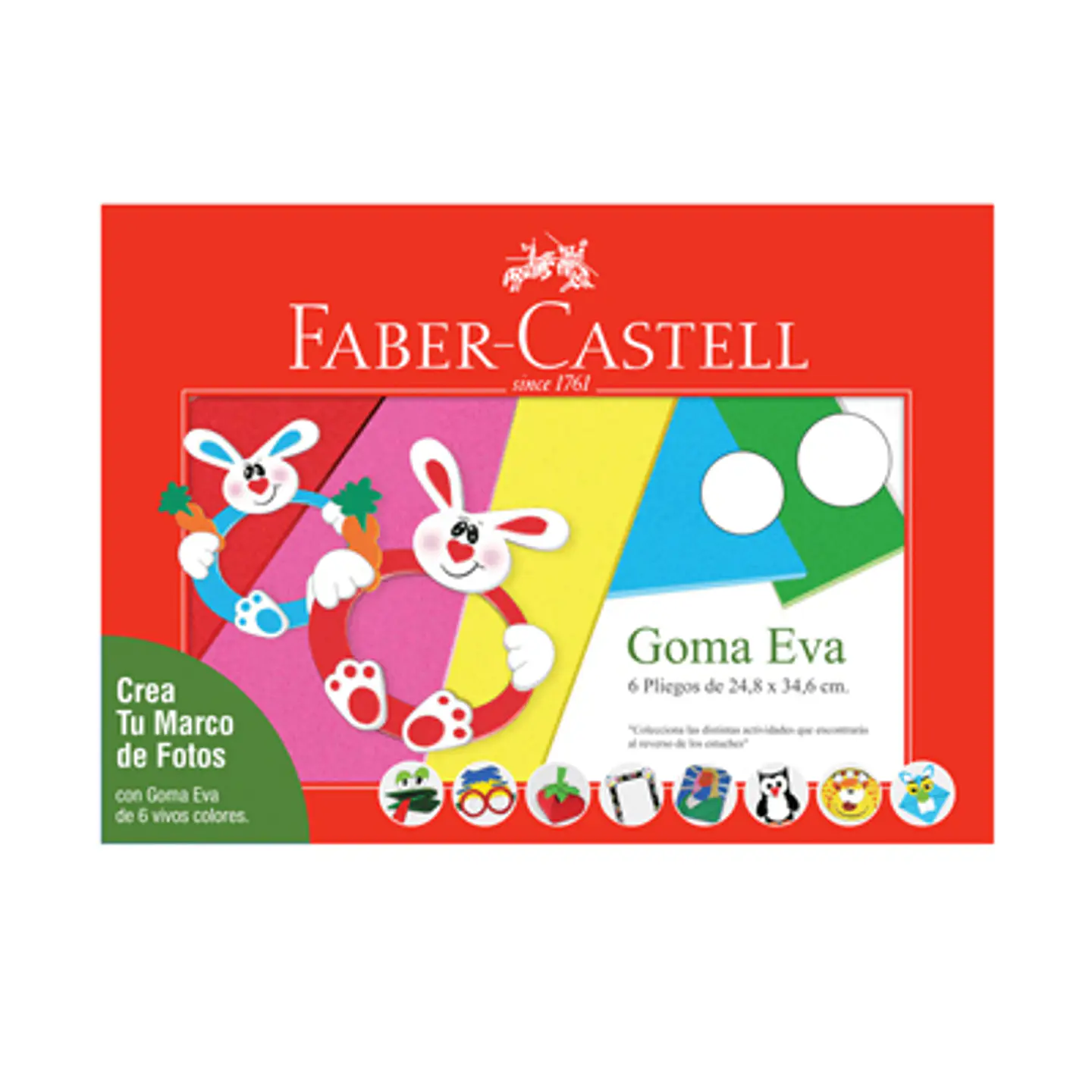 CARPETA GOMA EVA FABER-CASTELL – CREATIVIDAD Y MANUALIDADES 1
