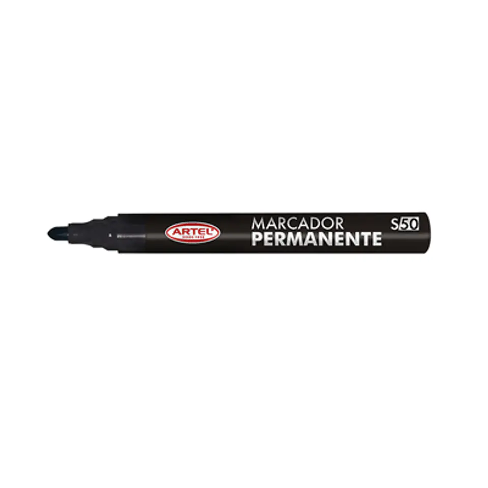 MARCADOR PERMANENTE ARTEL S50 NEGRO – ESCRITURA CLARA Y DURADERA 1