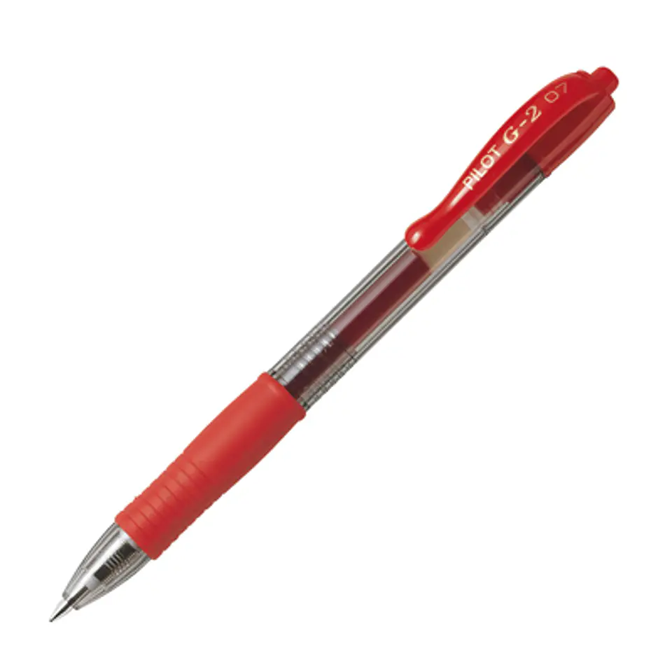 BOLÍGRAFO PILOT G-2 0.7 ROJO RETRÁCTIL – ESCRITURA SUAVE Y PRECISA 3