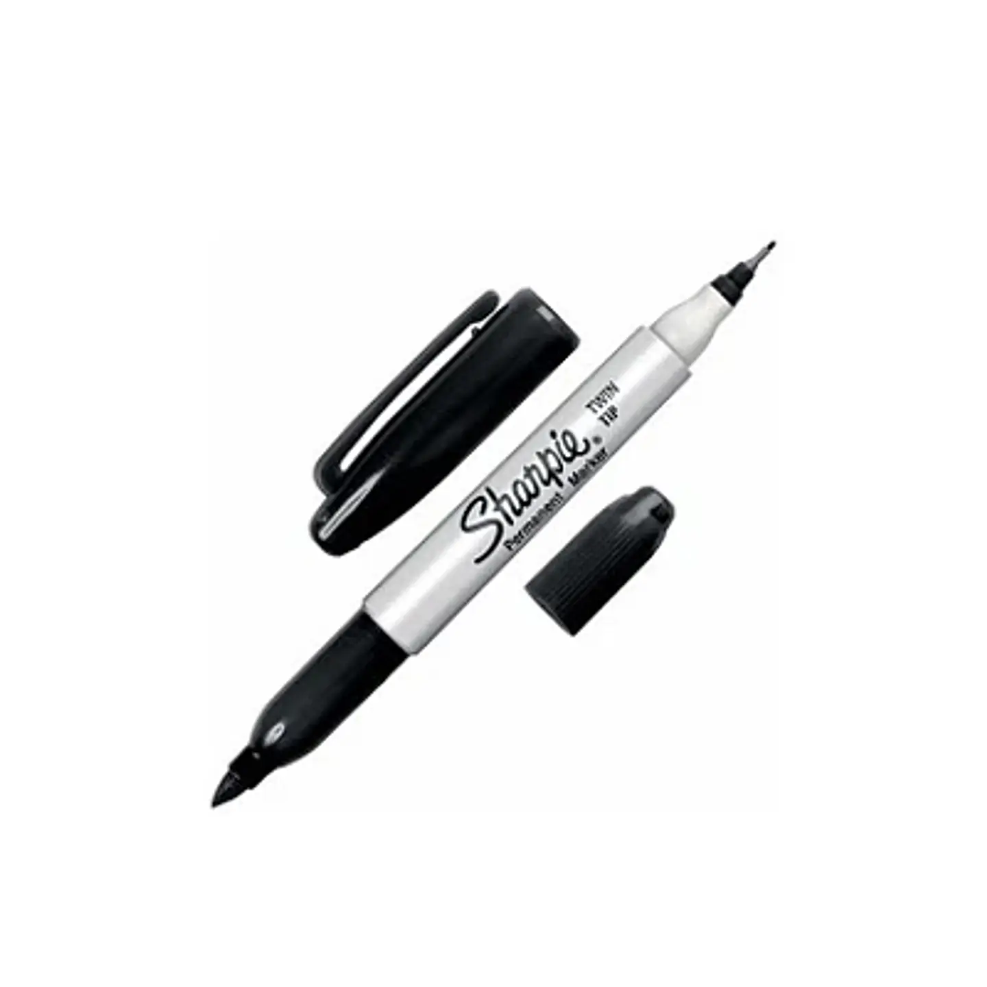 MARCADOR MULTIUSO SHARPIE NEGRO TWIN – DOBLE PUNTA FINA Y ULTRAFINA 1
